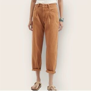 Anthropology Pilcro The Breaker Barrel Leg Jeans sz 29 copper shade preloved